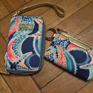 Lilly Pulitzer Colorful Key & Card Holder Set